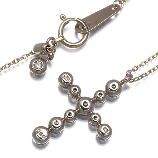 カシケイ ネックレス ブラウン ダイヤ ダイヤモンド 0.40ct ベゼル