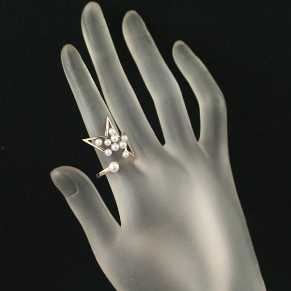 TASAKI（タサキ） リング パール 真珠 2.9-4.6mm アブストラクトスター