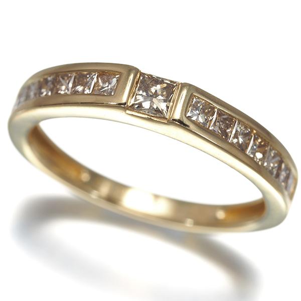 GSTV リング ダイヤ ダイヤモンド 0.5ct レールセッティング 11.5号