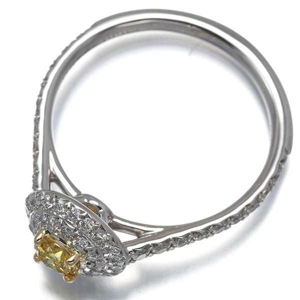 美品 Tiffany & Co. エンゲーリング ダイヤモンド　0.25カラット TIFFANY&Co.（ティファニー） リング イエローダイヤ ダイヤモンド