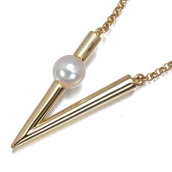 MIKIMOTO（ミキモト） ネックレス パール 真珠 6.0mm Vコード 一粒