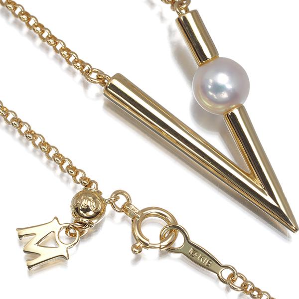 MIKIMOTO（ミキモト） ネックレス パール 真珠 6.0mm Vコード 一粒