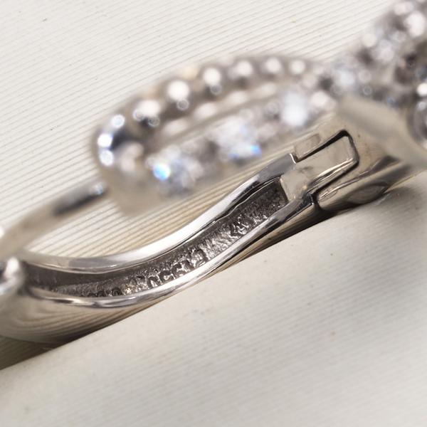 フェスタリア ピアス ダイヤ ダイヤモンド 0.136ct/0.08ct Wish upon a star Pt950 BLJ/GENJの画像