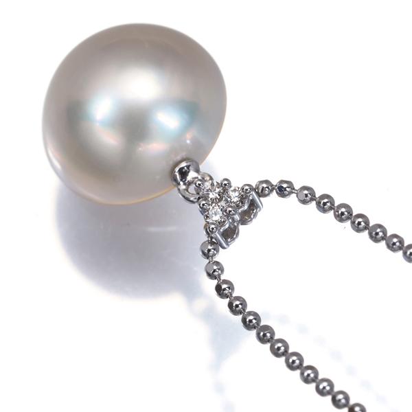 Tasaki 田崎真珠　マベパール　ネックレス TASAKI（タサキ） ネックレス マベパール 真珠 12.4mm ダイヤ