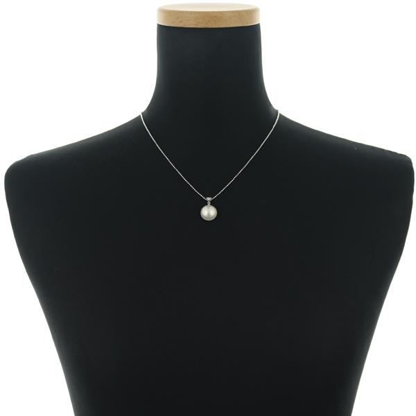 TASAKI（タサキ） ネックレス マベパール 真珠 12.4mm ダイヤ