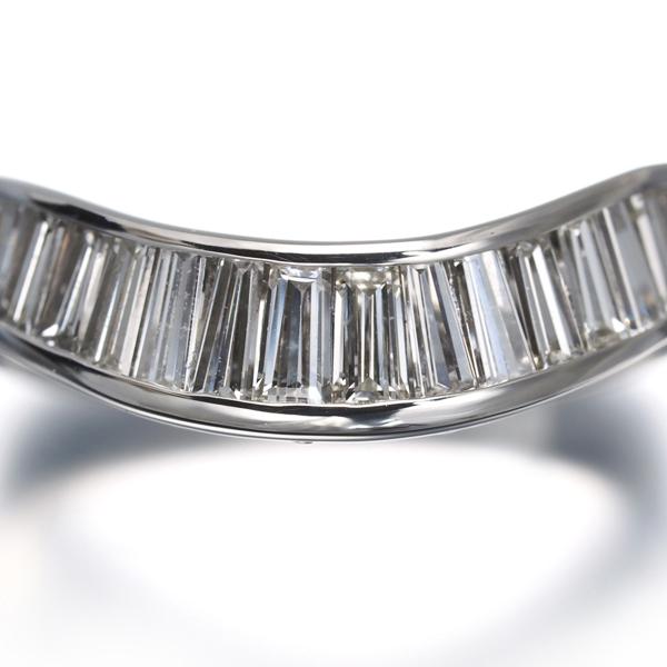 ダイヤ ダイヤモンド 1.04ct テーパーカット リング Pt900 指輪 GENJ