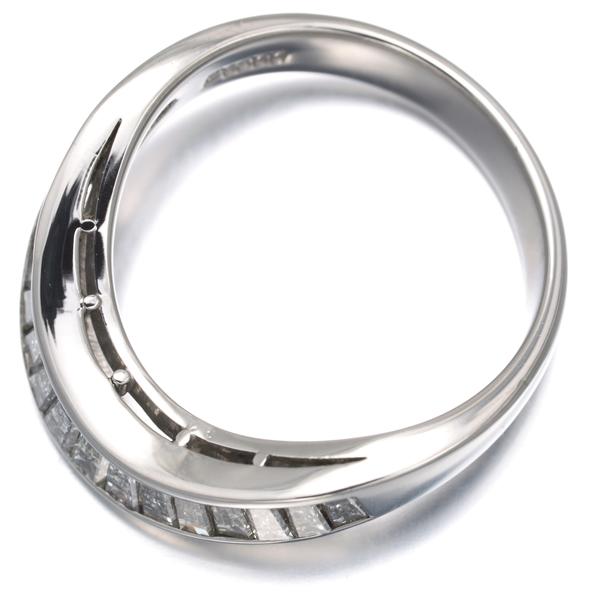 ダイヤ ダイヤモンド 1.04ct テーパーカット リング Pt900 指輪 GENJ
