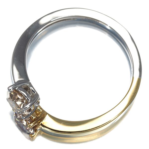 GSTV リング ブラウン ダイヤ ダイヤモンド 1.00ct コンビカラー 15号 