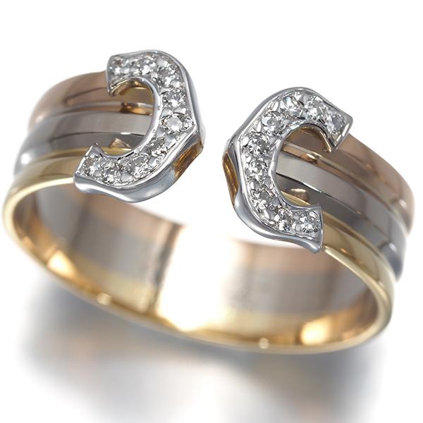 Cartier（カルティエ） リング ダイヤ ダイヤモンド 2C ドゥーブルC C2