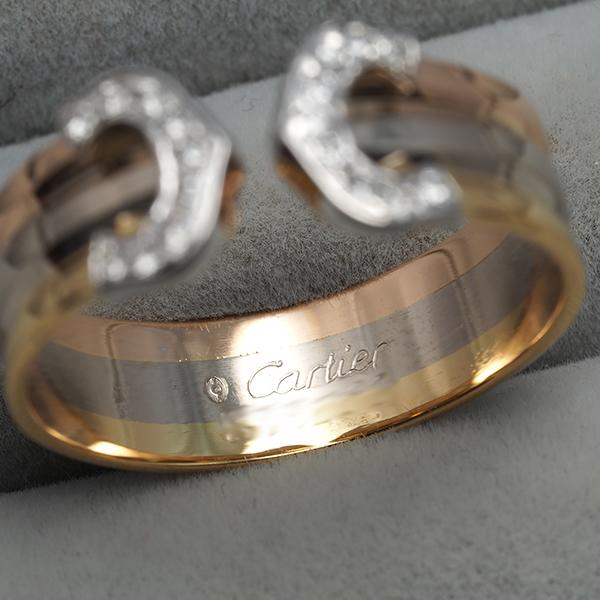 Cartier（カルティエ） リング ダイヤ ダイヤモンド 2C ドゥーブルC C2 