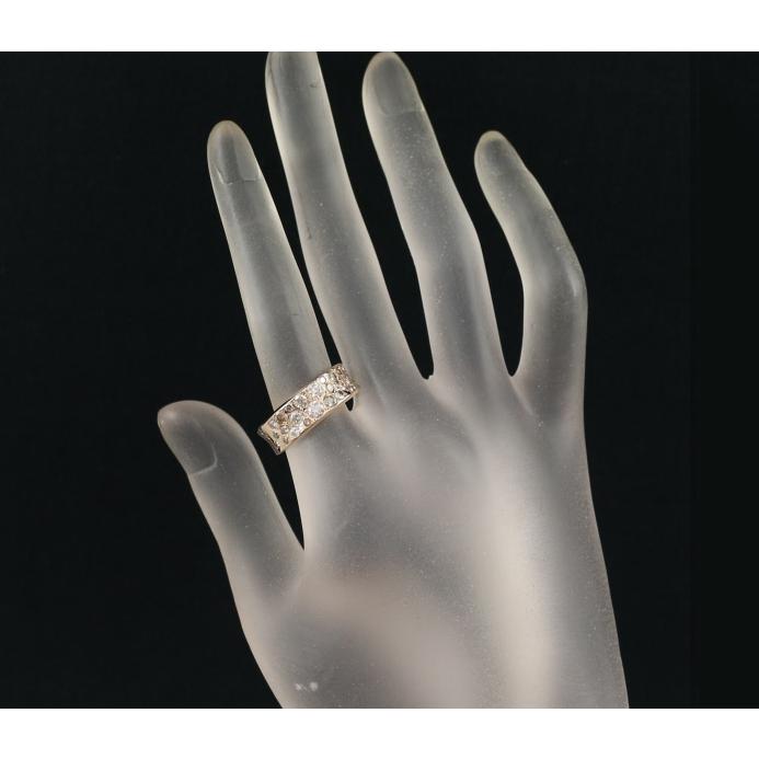 カシケイ リング ダイヤ ダイヤモンド 1.00ct メランジェ 11号 K18PG