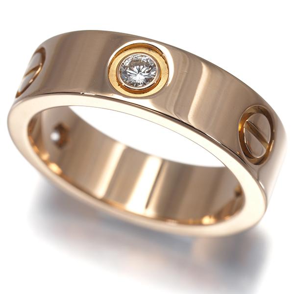 カルティエ ラブ リング ダイヤ ダイヤモンド クラシック ハーフ 3P 51号 K18PG 指輪 BLJ | Cartier | 05
