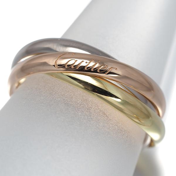 Cartier（カルティエ） トリニティ リング スリーカラー SM 55号 K18YG