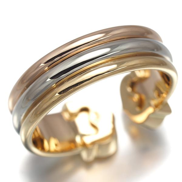 Cartier（カルティエ） リング 2C ドゥーブルC C2 スリーカラー SM 50