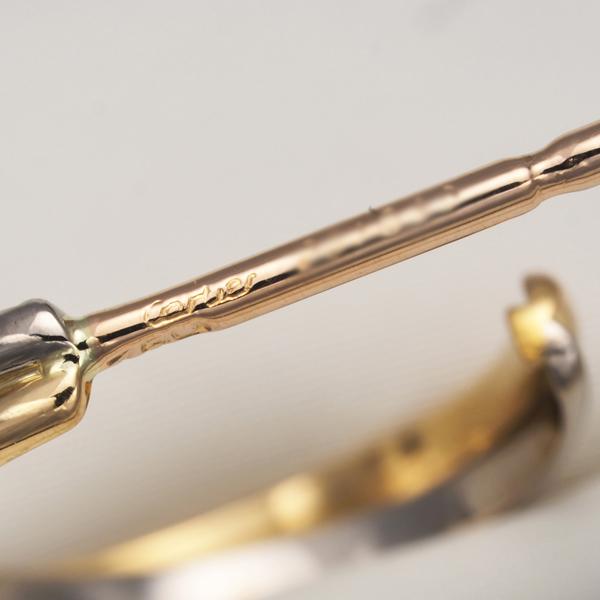 Cartier（カルティエ） トリニティ ピアス スリーカラー フープ K18YG