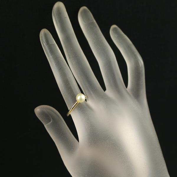 TASAKI（タサキ） リング パール 真珠 6.4mm 12号 K18YG 指輪 BLJ 大幅
