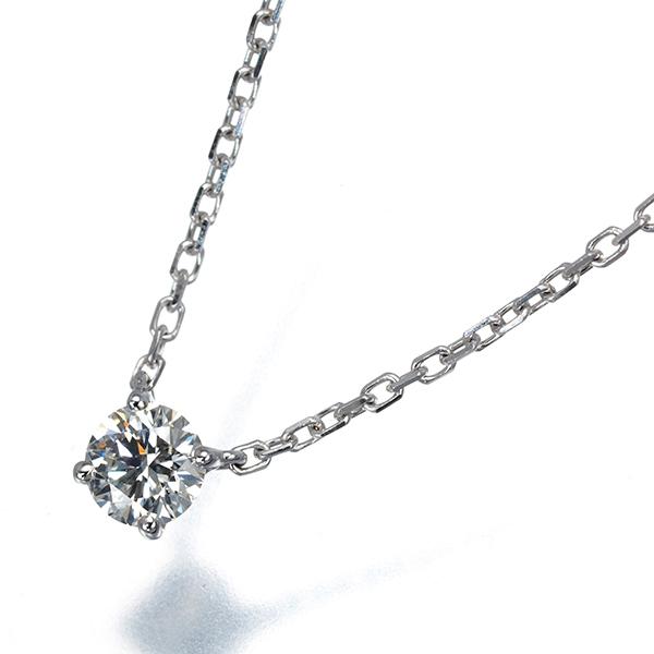 カルティエ ネックレス ダイヤ ダイヤモンド 0.21ct F VVS1 EX ソリテール K18WG 保証書/鑑定書BLJ | Cartier | 06