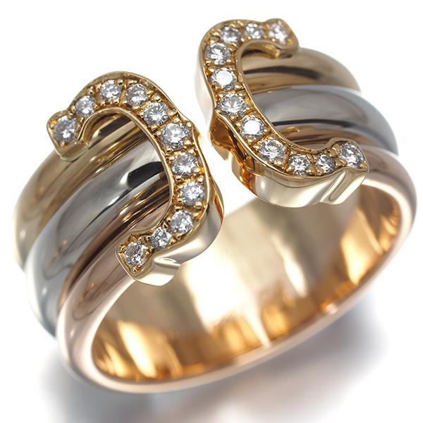 Cartier（カルティエ） リング ダイヤ ダイヤモンド 2C ドゥーブルC C2 