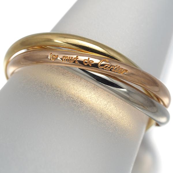 Cartier（カルティエ） トリニティ リング スリーカラー XS 55号 K18YG 