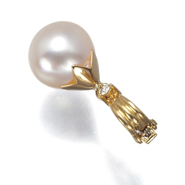 TASAKI（タサキ） ペンダントトップ パール 真珠 8.7mm ダイヤ