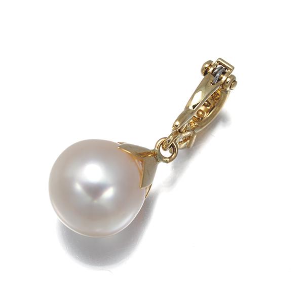 田崎真珠　TASAKI K18ダイヤ　パール デザインペンダントトップ TASAKI（タサキ） ペンダントトップ パール 真珠 8.7mm ダイヤ