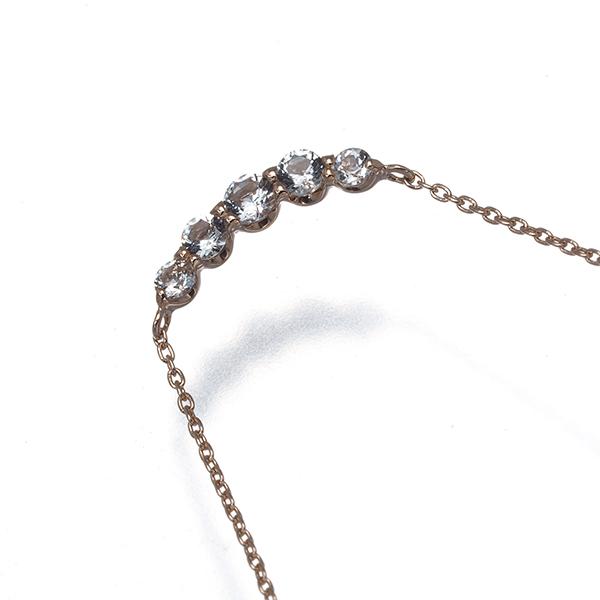 スタージュエリー ネックレス ホワイトトパーズ K10PG 箱BLJ/GENJ | STAR JEWELRY | 01