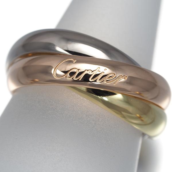 Cartier カルティエ 750 トリニティ リング スリーカラー #49 Cartier（カルティエ） トリニティ リング スリーカラー クラシック 49