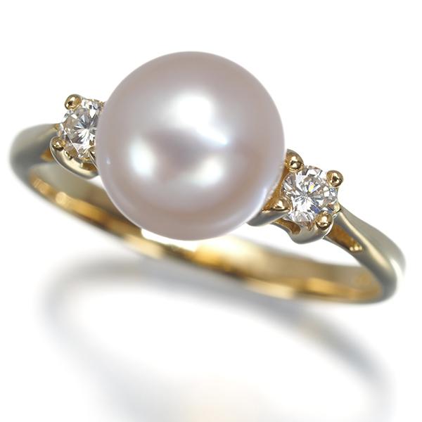 TIFFANY&Co.（ティファニー） リング パール 真珠 7.8mm ダイヤ 
