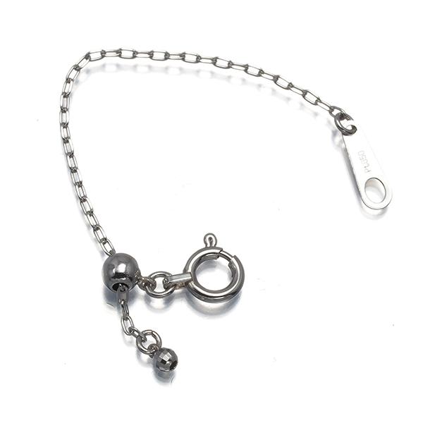 カットアズキ アジャスター チェーンネックレス 6cm Pt850 GENJ 