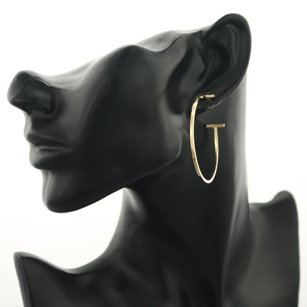 TIFFANY&Co.（ティファニー） ピアス Tワイヤー エクストララージ 