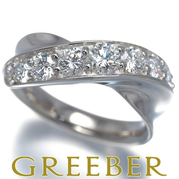 モニッケンダム リング ダイヤ ダイヤモンド 1.10ct 9P クロスライン 11.5号 Pt900 指輪 BLJ | 