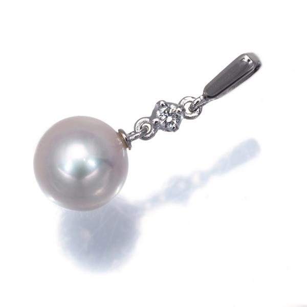 MIKIMOTO（ミキモト） ペンダントトップ パール 真珠 7.6mm 一粒 K18WG