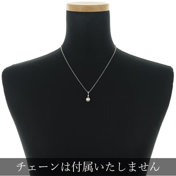 MIKIMOTO（ミキモト） ペンダントトップ パール 真珠 7.6mm 一粒 K18WG
