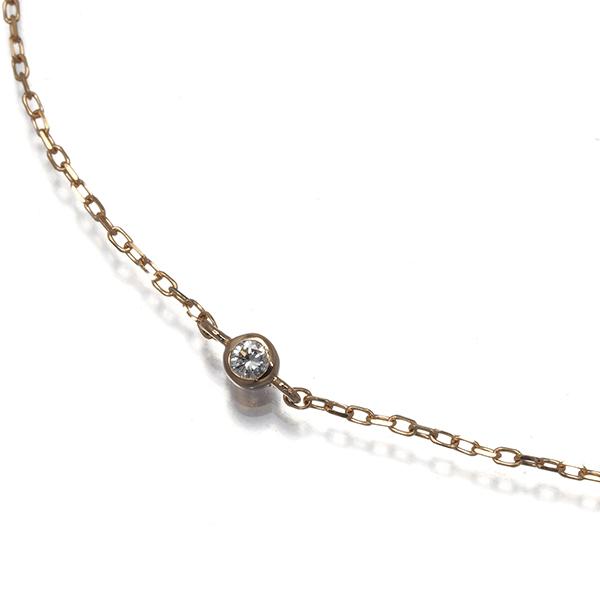 ete（エテ） ブレスレット ダイヤ ダイヤモンド 0.01ct 一粒 K18PG BLJ 