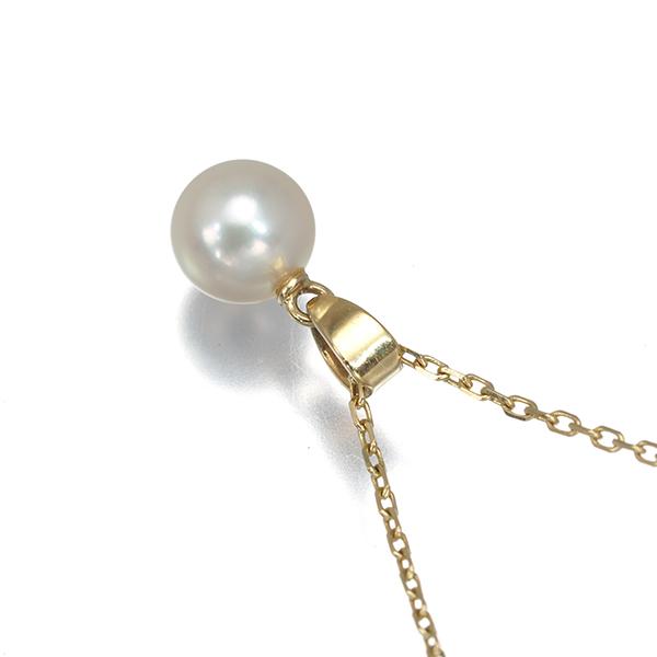 MIKIMOTO（ミキモト） ネックレス パール 真珠 6.7mm 一粒 K14YG BLJ