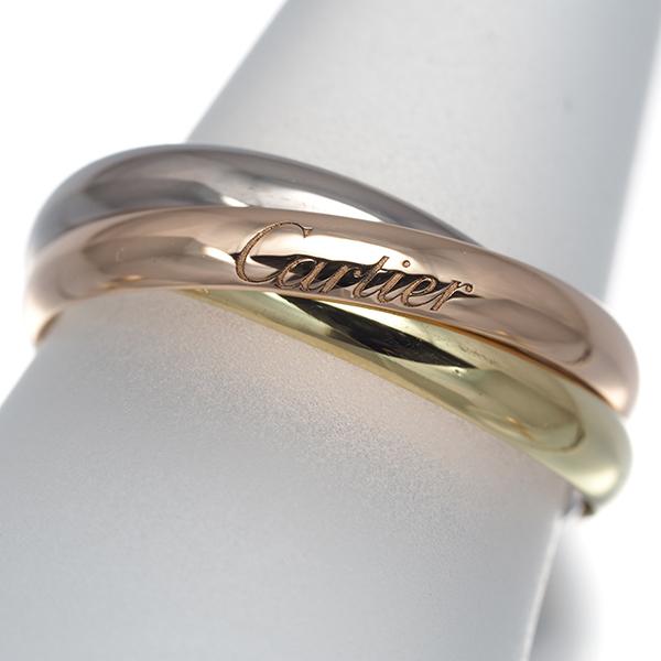 Cartier（カルティエ） トリニティ リング スリーカラー SM 54号 K18YG