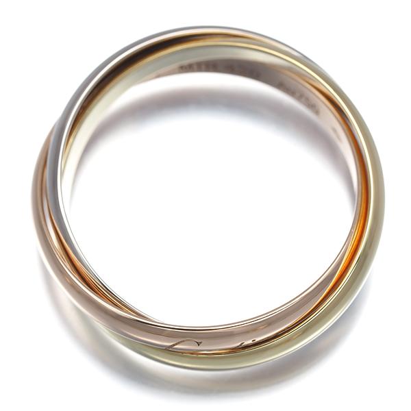 Cartier（カルティエ） トリニティ リング スリーカラー SM 54号 K18YG