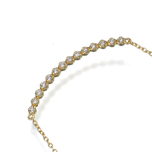AHKAH（アーカー） ネックレス ダイヤ ダイヤモンド 0.10ct 