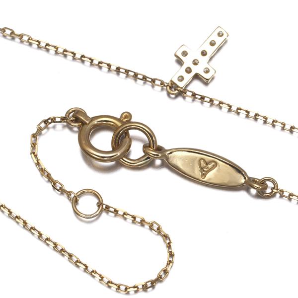 【専用】アーカー K18YG ダイヤモンド0.05ct クロスパヴェ ネックレス AHKAH（アーカー） ネックレス ダイヤ ダイヤモンド 0.05ct クロス