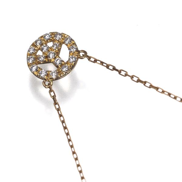 AHKAH（アーカー） ネックレス ダイヤ ダイヤモンド 0.07ct ピース 