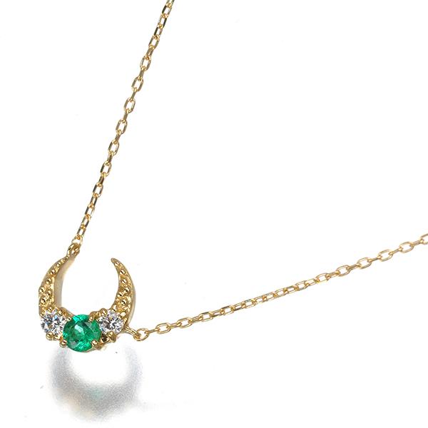 STAR JEWELRY（スタージュエリー） ネックレス エメラルド ダイヤ