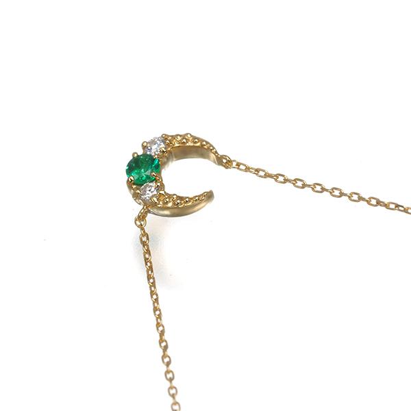 STAR JEWELRY（スタージュエリー） ネックレス エメラルド ダイヤ