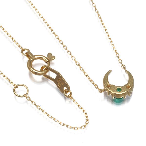STAR JEWELRY（スタージュエリー） ネックレス エメラルド ダイヤ