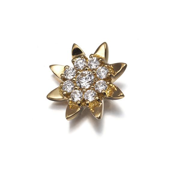 AHKAH（アーカー） ピアス ダイヤ ダイヤモンド 0.10ct プチソレイユ