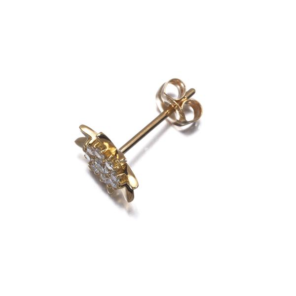 AHKAH（アーカー） ピアス ダイヤ ダイヤモンド 0.10ct プチソレイユ