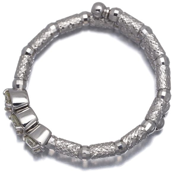 イエロー ダイヤ ダイヤモンド 0.10ct ハート フリーサイズ リング Pt950/ワイヤー 指輪 GENJ_2