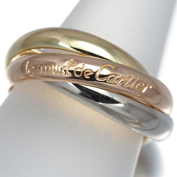 カルティエ トリニティ リング クラシック モデル 56号 Cartier Cartier（カルティエ） トリニティ リング スリーカラー クラシック 56
