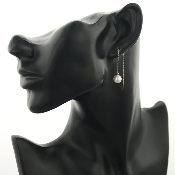 TASAKI（タサキ） ピアス パール 真珠 7.9mm アメリカン 一粒 K18WG