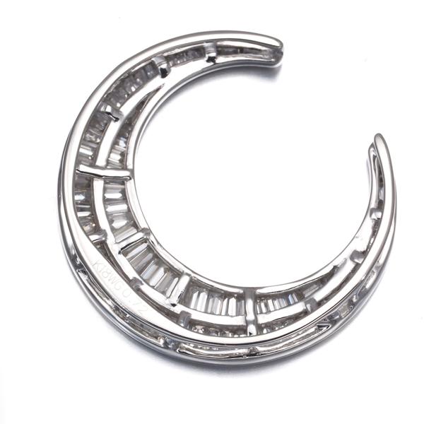 ダイヤ ダイヤモンド 0.72ct ムーン テーパーバゲットカット
