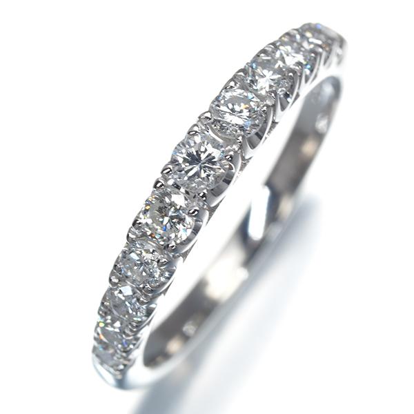 ダイヤ ダイヤモンド 0.50ct ハーフエタニティ リング Pt900 指輪 GENJ 